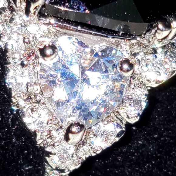 925 Sterling Silver Black Onyx Cushion Cut Ring , US 8 - Picture 3 of 5